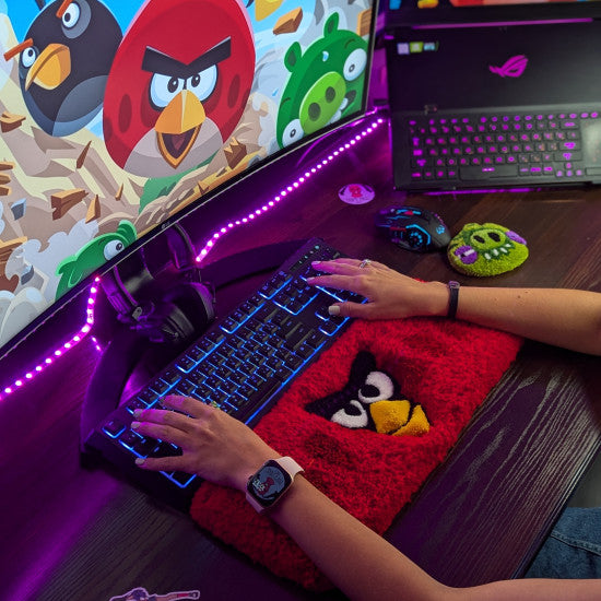 Angry Bird Red Keyboard Rug