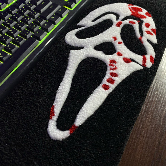 Ghostface Scream Keyboard Rug