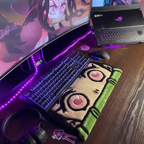 Cute Character Keyboard Rug - Full Size