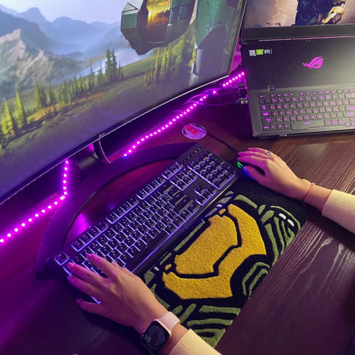 Halo 2 Master Chief Keyboard Rug