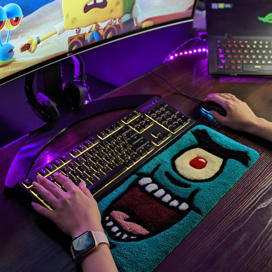 Plankton SpongeBob Keyboard Rug
