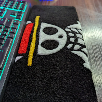 One Piece Skull Keyboard Rug