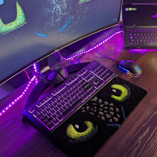 Toothless Dragon Keyboard Rug