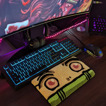 Cute Character Keyboard Rug - Compact