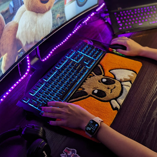 Eevee Pokemon Keyboard Rug