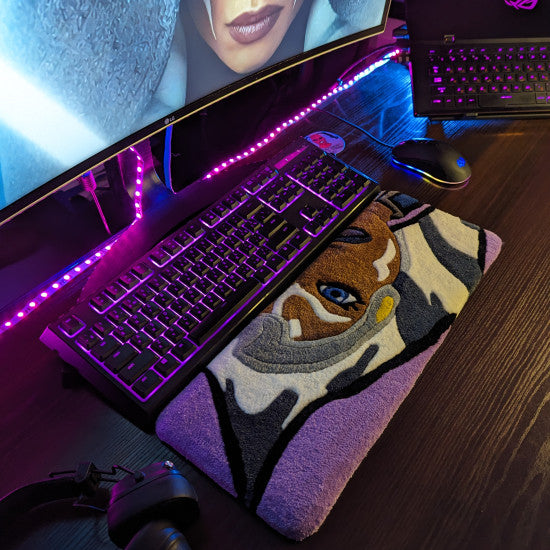 Ahsoka Tano Star Wars Keyboard Rug