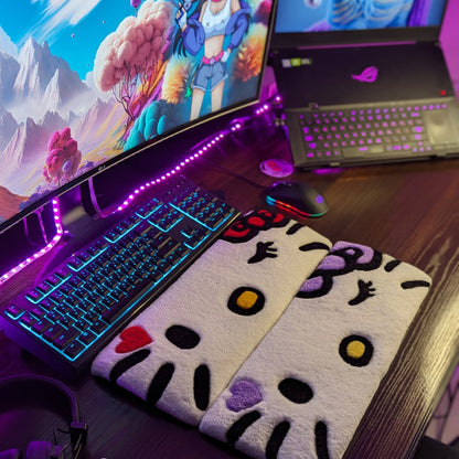 Red Hello Kitty Keyboard Rug