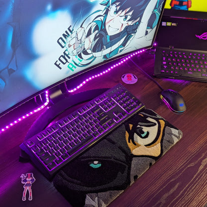 Masked Anime Character Keyboard Rug