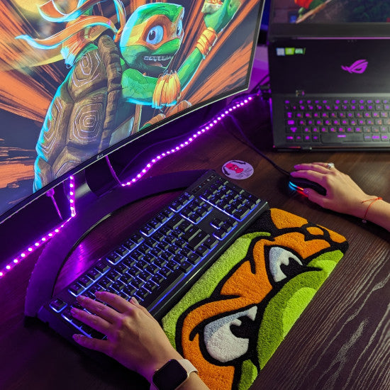Ninja Turtle TMNT Keyboard Rug