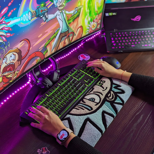 Rick Sanchez Rick and Morty Keyboard Rug