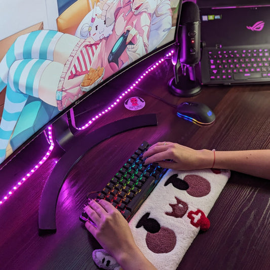 Mashle Magic Keyboard Rug