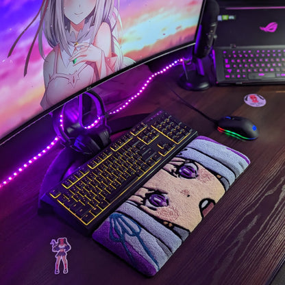 Emilia Re:Zero Keyboard Rug