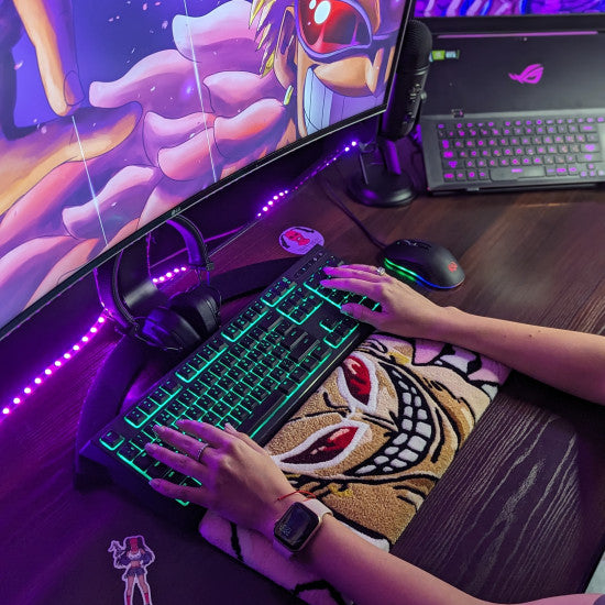 Demon Fox Monster Keyboard Rug