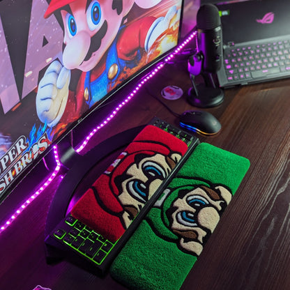 Luigi Mario Keyboard Rug