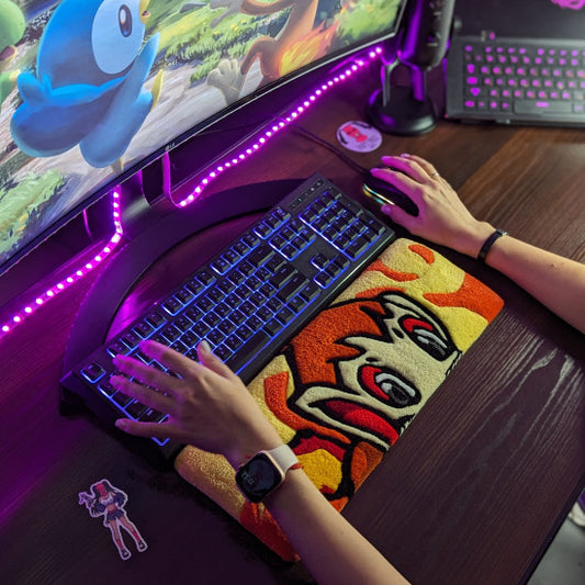 Chimchar Pokemon Keyboard Rug