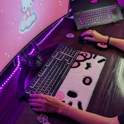 Hello Kitty Sanrio Keyboard Rug