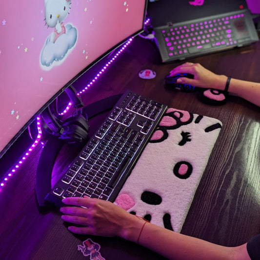 Hello Kitty Sanrio Keyboard Rug