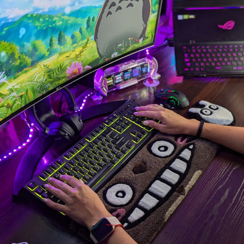 Totoro Small Keyboard Rug