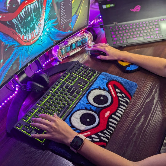 Monster Teeth Keyboard Rug