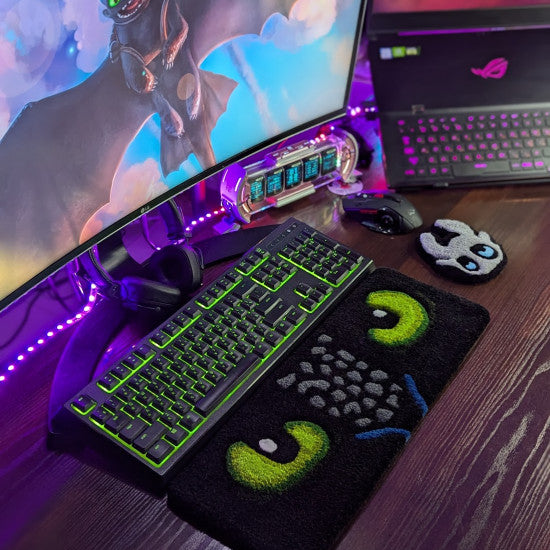 Toothless Dragon Keyboard Rug