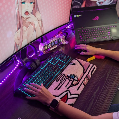 Zero Two Darling Keyboard Rug