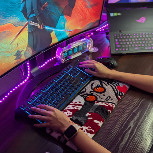 Biscuit Character Keyboard Rug