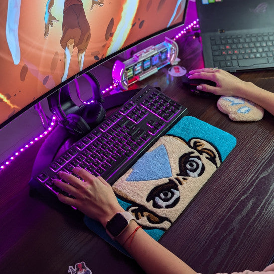 Aang Avatar Keyboard Rug