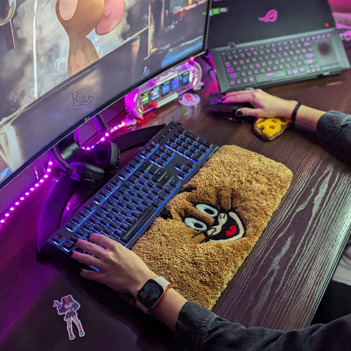 3D Jerry Mouse Keyboard Rug