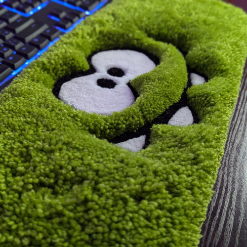 3D Shaggy Character Keyboard Rug