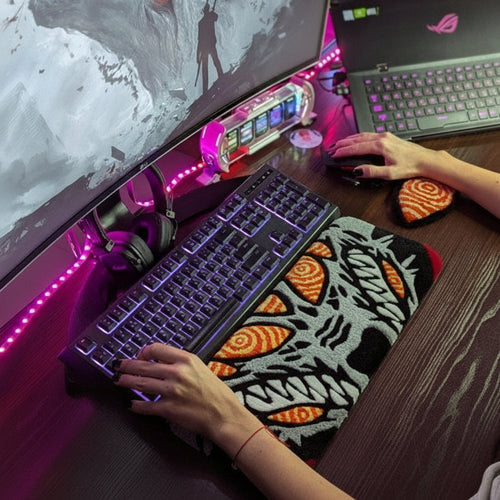 Demon Fox Keyboard Rug