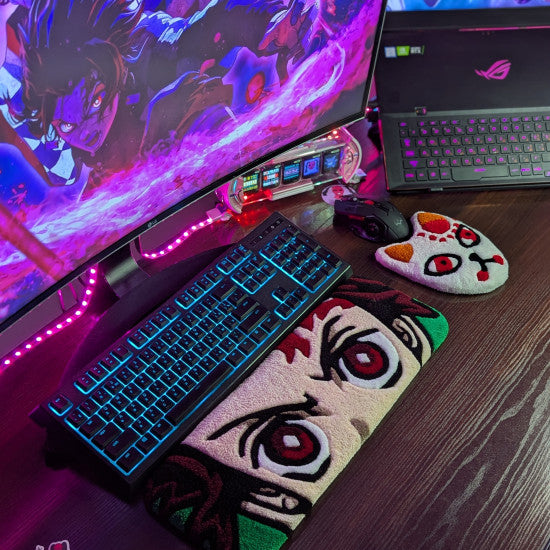 Tanjiro Demon Slayer Keyboard Rug