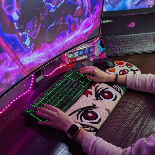 Tanjiro Demon Slayer Keyboard Rug